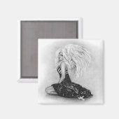 Imperfecte engelenmagneet magneet (Voorkant / Achterkant)