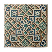 Imperfecte schoonheid - geometrische kunst tegeltje (Voorkant)