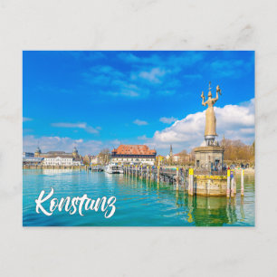 Imperia-standbeeld, Konstanz, Duitsland Briefkaart