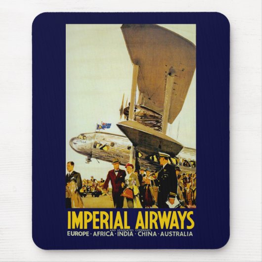 Imperial Airways Arrival Muismat (Voorkant)