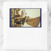 Imperial Airways Arrival Rechthoekige Sticker (Tas)