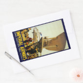 Imperial Airways Arrival Rechthoekige Sticker (Envelop)