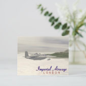 Imperial Airways Briefkaart (Staand voorkant)