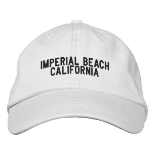 Imperial Beach California Hoed Geborduurde Pet