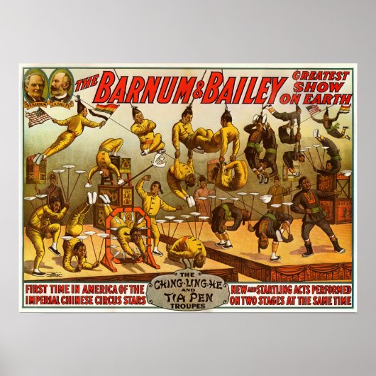 Imperial Chinese Stars Circus Poster (Devant)