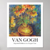Imperial Fritillaries in a Copper Vase van Van Gog Poster (Voorkant)