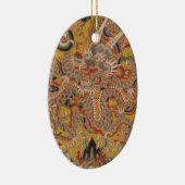 Imperial Ming Asian Dragon Art Keramisch Ornament (Rechts)