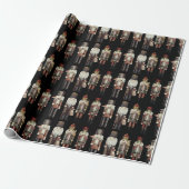 Imperial Nutcracker-kerstpapier met onmiddellijke  Cadeaupapier (Uitgerold)