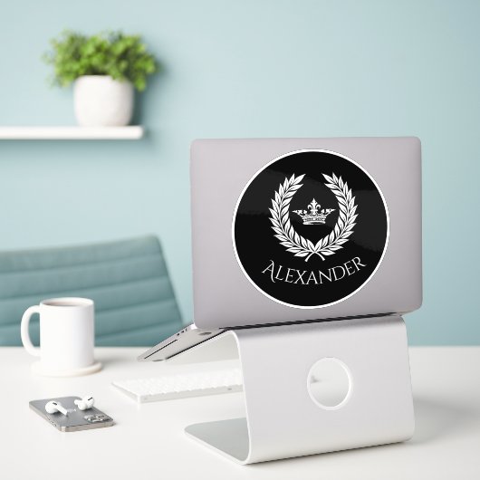 Imperial Personalized Sticker (Laptop op bureau)