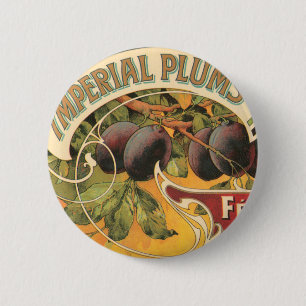 Imperial Plums Ronde Button 5,7 Cm