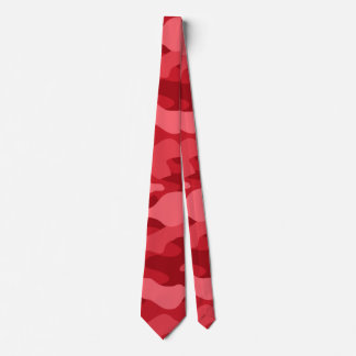 Imperial Red Monocolor Camo Stropdas