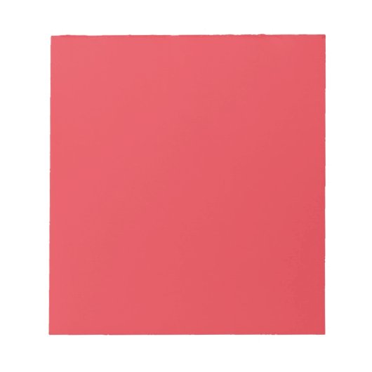 Imperial Red Solid Color Notitieblok (Voorkant)