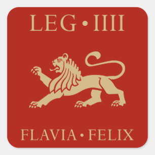 Imperial Roman Army - Legio IV Flavia Felix Vierkante Sticker