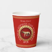 Imperial Rome Style Papieren Bekers (Achterkant)