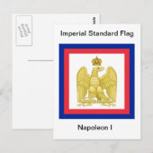 Imperial Standard Flag Napoleon I Briefkaart (Voorkant / Achterkant)