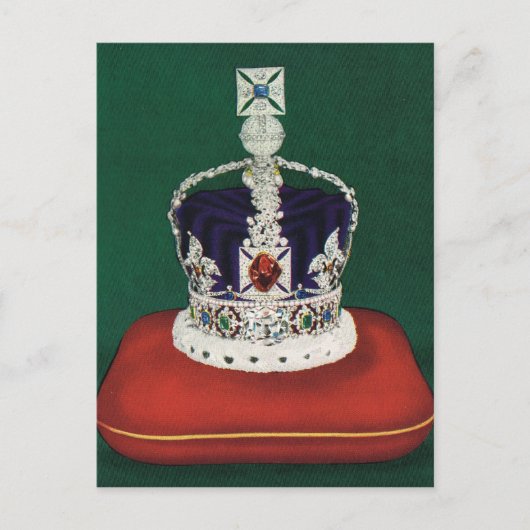 Imperial State Crown of England, Briefkaart (Voorkant)