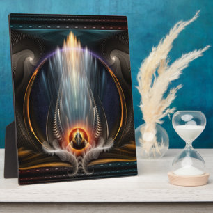 Imperial View Fractal Art Plaque photo