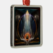 Imperial View Fractal Art Premium Carré Ornement (Droite)