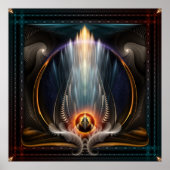 Imperial View Fractal Art Wall Poster (Devant)