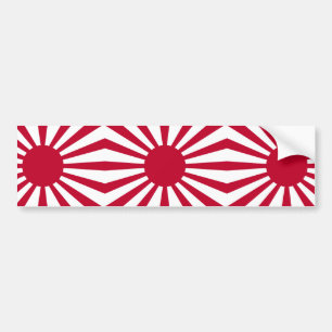 Imperial War Flag of Japan Bumpersticker