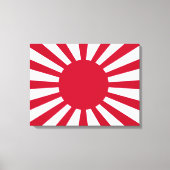 Imperial War Flag of Japan Canvas Afdruk (Voorkant)