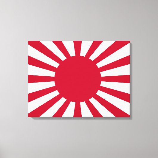 Imperial War Flag of Japan Canvas Afdruk (Voorkant)
