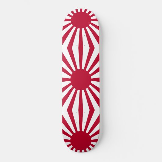Imperial War Flag of Japan Skateboard (Voorkant)