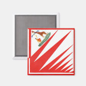 Imperiale Contrada della Giraffa - Giraffe Palio Magneet (Voorkant / Achterkant)