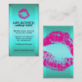 Impertinent bécotez-vous les cartes de visite de (Devant / Derrière)