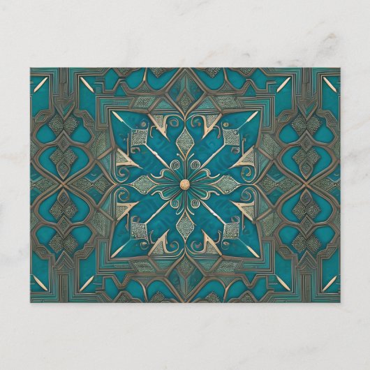 Imperturbability pattern briefkaart (Voorkant)