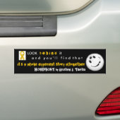 Implementatie is surrealistisch. bumpersticker (Op auto)