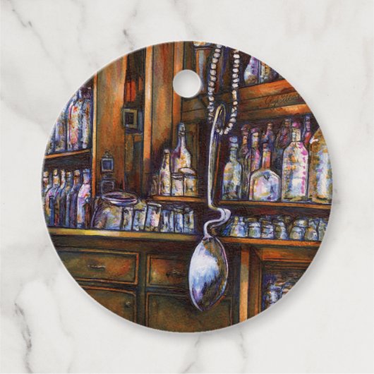 impliciet begrepen bedankjes labels (Voorkant)