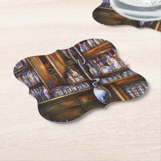 impliciet begrepen kartonnen onderzetters (Gekanteld)