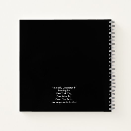 impliciet begrepen notitieboek (Achterkant)