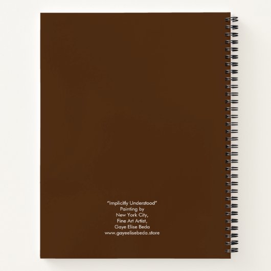 impliciet begrepen notitieboek (Achterkant)