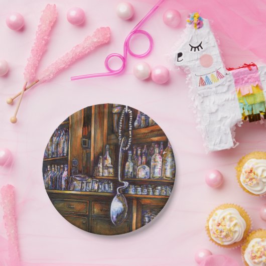 impliciet begrepen papieren bordje (Feest)