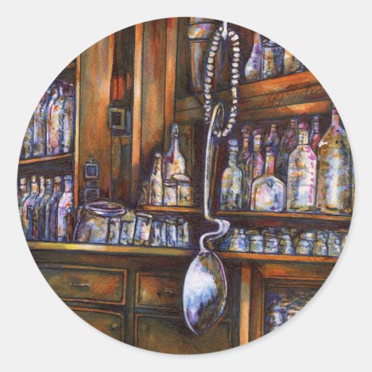 impliciet begrepen ronde sticker (Voorkant)