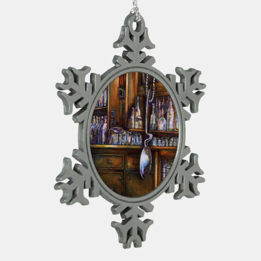 impliciet begrepen tin sneeuwvlok ornament (Links)