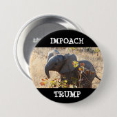 iMPOACH TRUMP Donald Trump Button (Voorkant /achterkant)