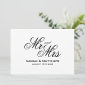 Important enregistrer les cartes de rappel mariage (Debout devant)