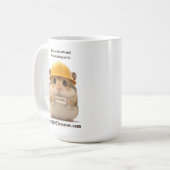 Importeren hardhat hamster SnuggleHamster.com Koffiemok (Voorkant links)