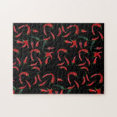 Imposable puzzel Red | Zwarte Pepper-patroon voor  (Horizontaal)