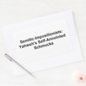 Imposants sémites : Sticker Rectangle (Enveloppe)
