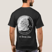 Imposition de C.C sans T-shirt d'ÉTAT de (Dos)