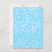 Impossible d'assister à la carte faire-part de mar (Dos)