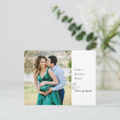 Impossible d'attendre à peine le Faire-part (Debout devant)