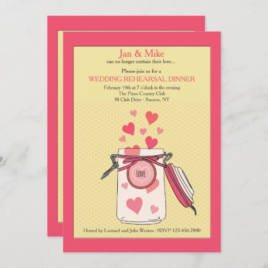 Impossible de contenir mon invitation d'amour (Devant / Derrière)