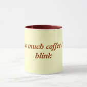 Impossible de faire clignoter la tasse (Centre)