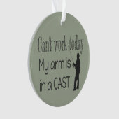 Impossible de travailler Humour de pêche (devant)