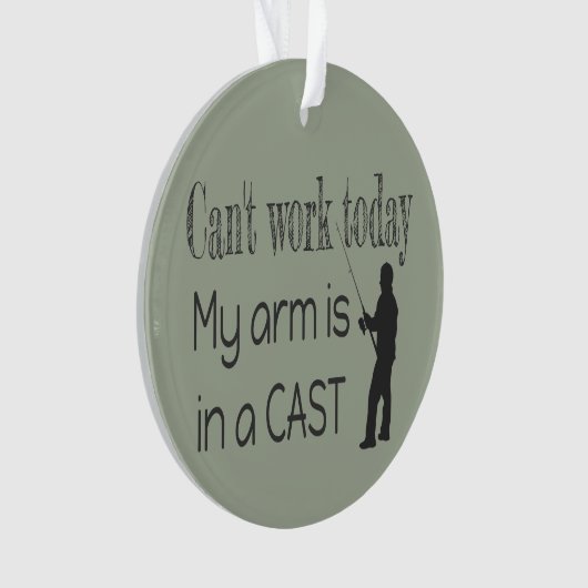 Impossible de travailler Humour de pêche (devant)